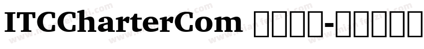 ITCCharterCom 字体下载字体转换